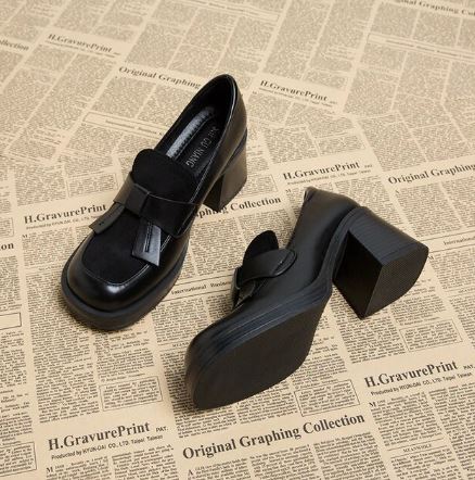 Qeira Shoes | Zapatos de cuero grueso para mujer