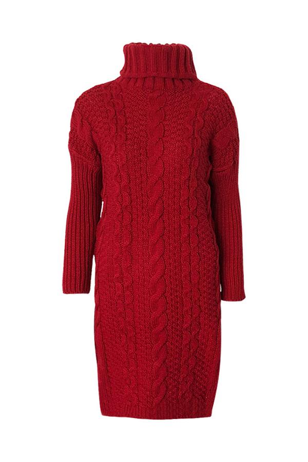 Jersey de cintura alta para mujer