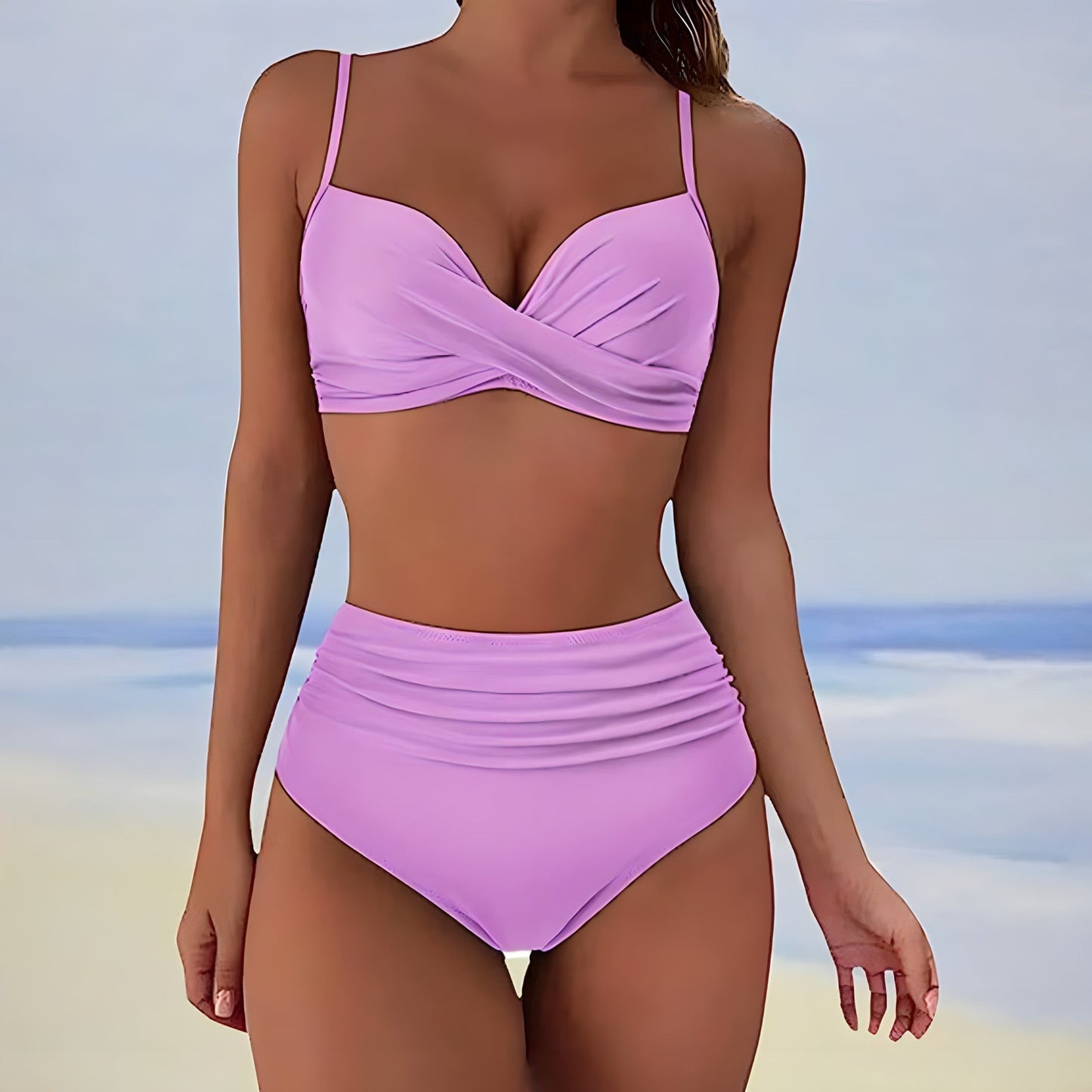 Emma® | Elegante bikini de talle alto