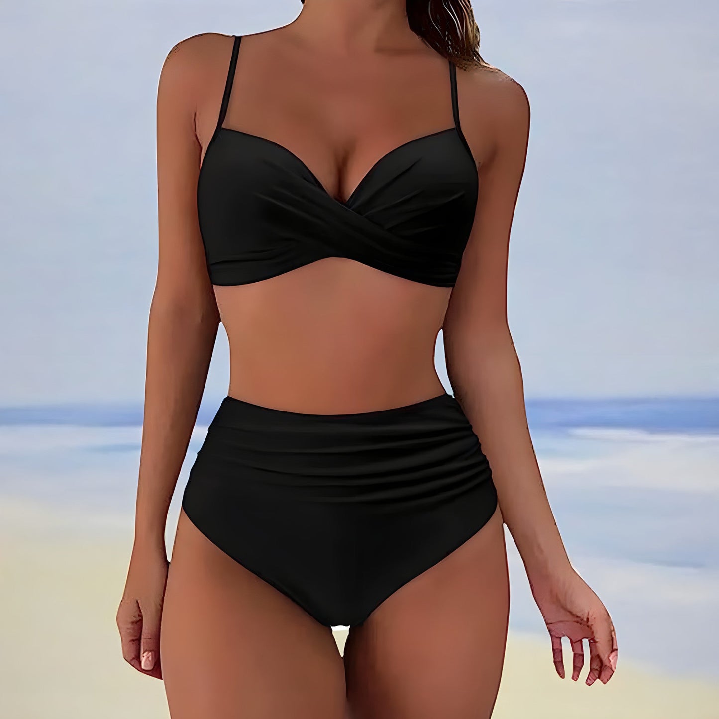Emma® | Elegante bikini de talle alto