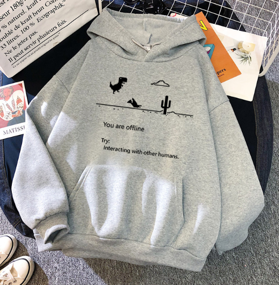 Léonie - Sudadera con capucha Funky oversize