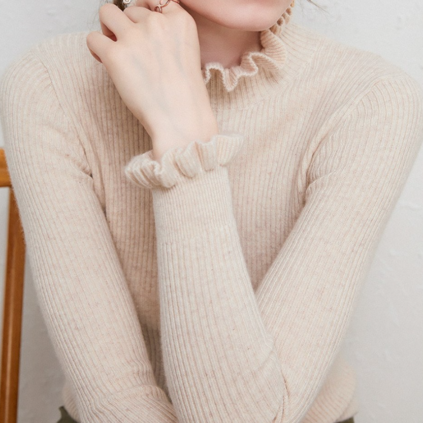 Bernice - Jersey de punto con cuello alto