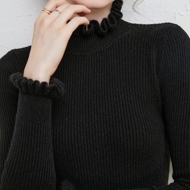 Bernice - Jersey de punto con cuello alto