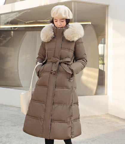 Haniya | elegante abrigo de invierno con capucha