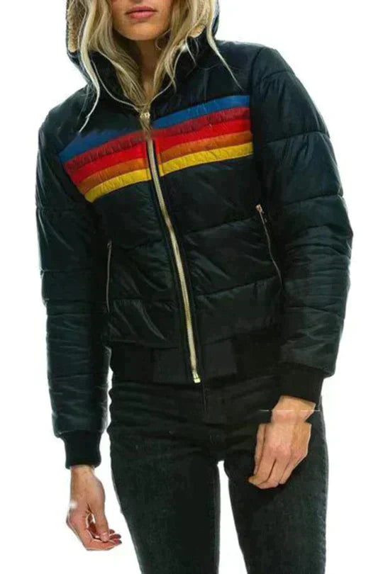 Esther | Chaqueta térmica arco iris