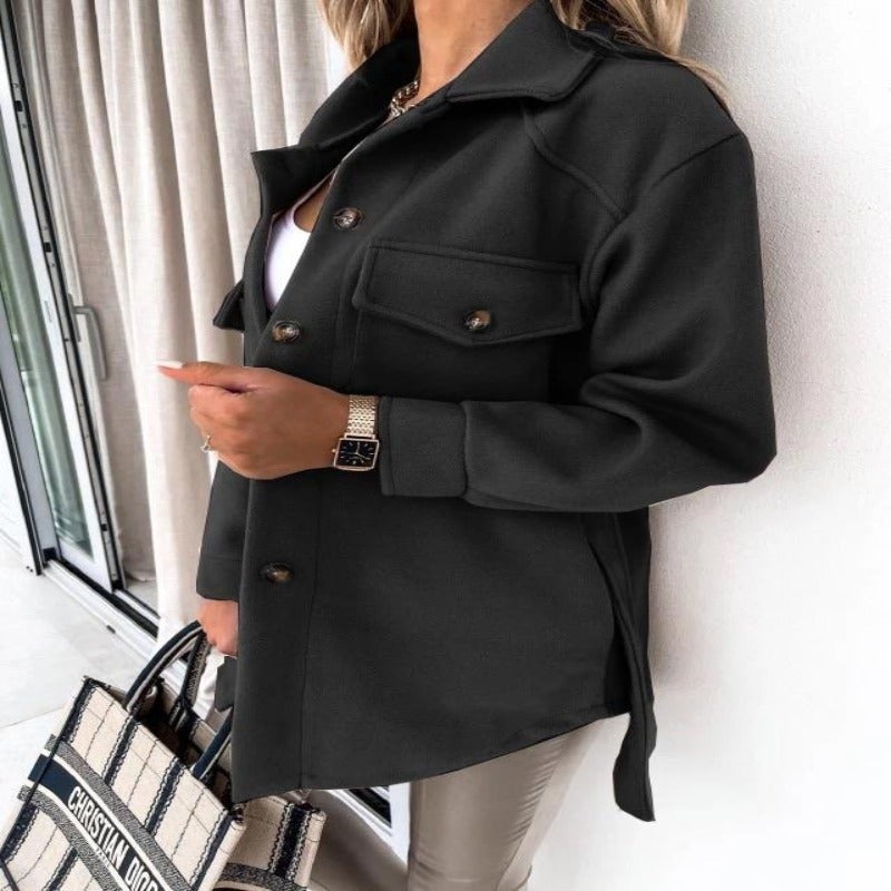 Erylia™ | Abrigo camisero a la moda