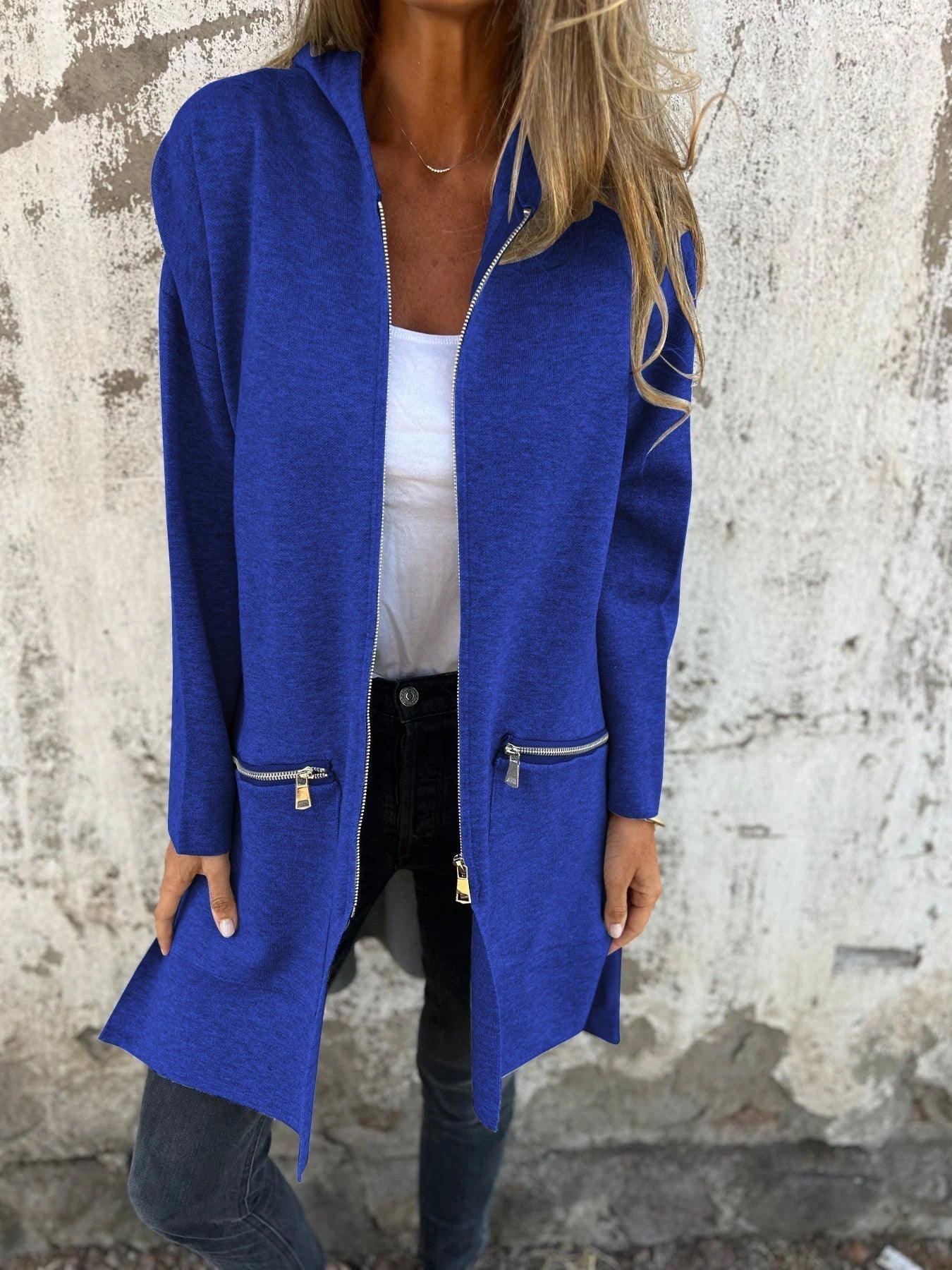 Laurenne | Chaqueta larga para mujer, moderna, elegante y cómoda