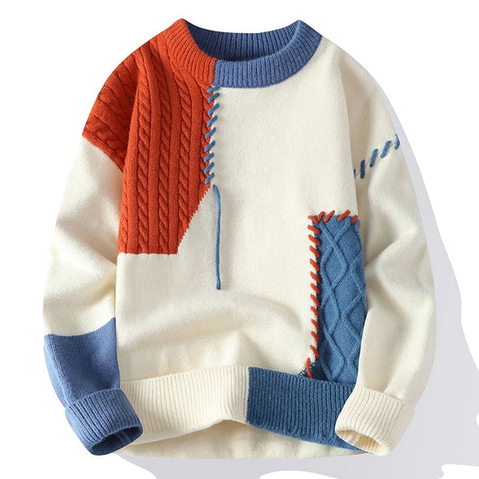 Jersey de mujer con diseño patchwork