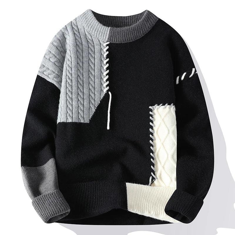 Jersey de mujer con diseño patchwork