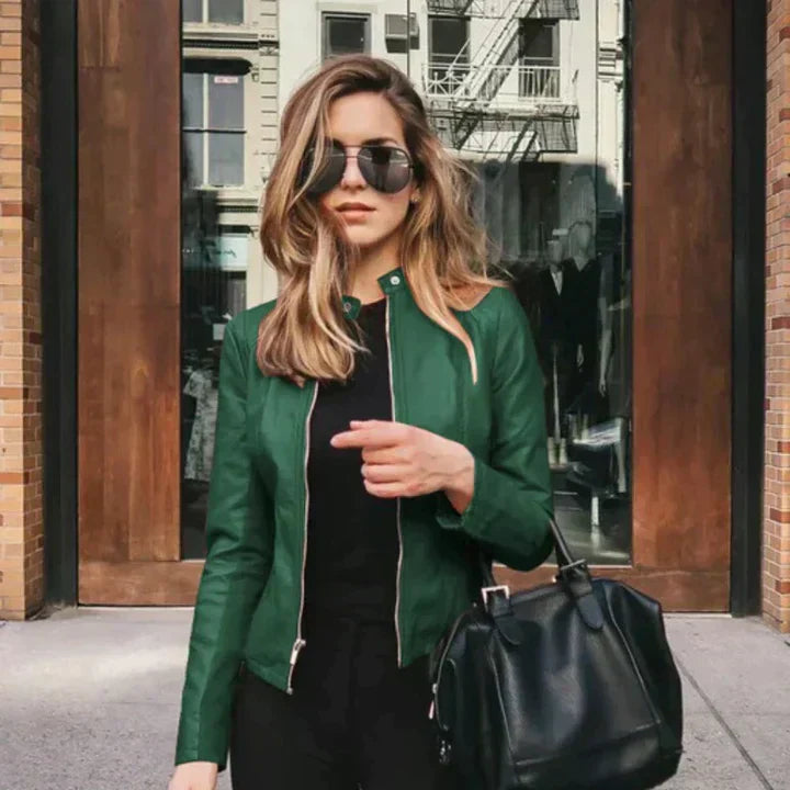Chaqueta de cuero Merlo