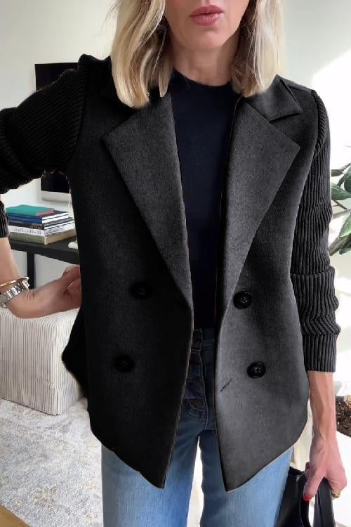 Elvora™ | Blazer elegante con mangas de contraste