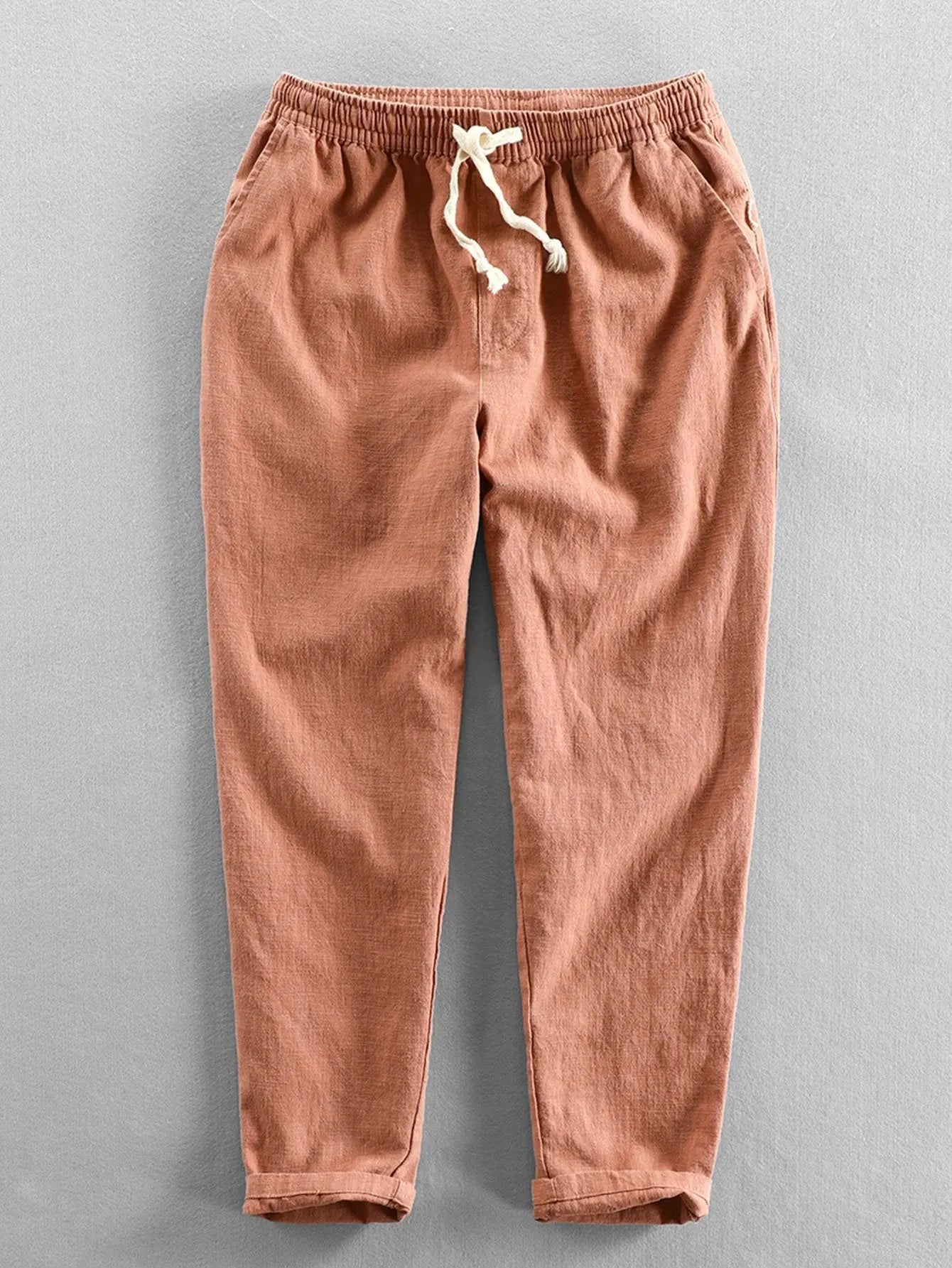pantalones rectos sueltos para mujer