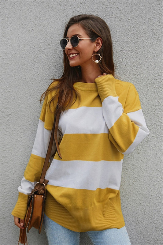 Jersey de mujer con bloques de color