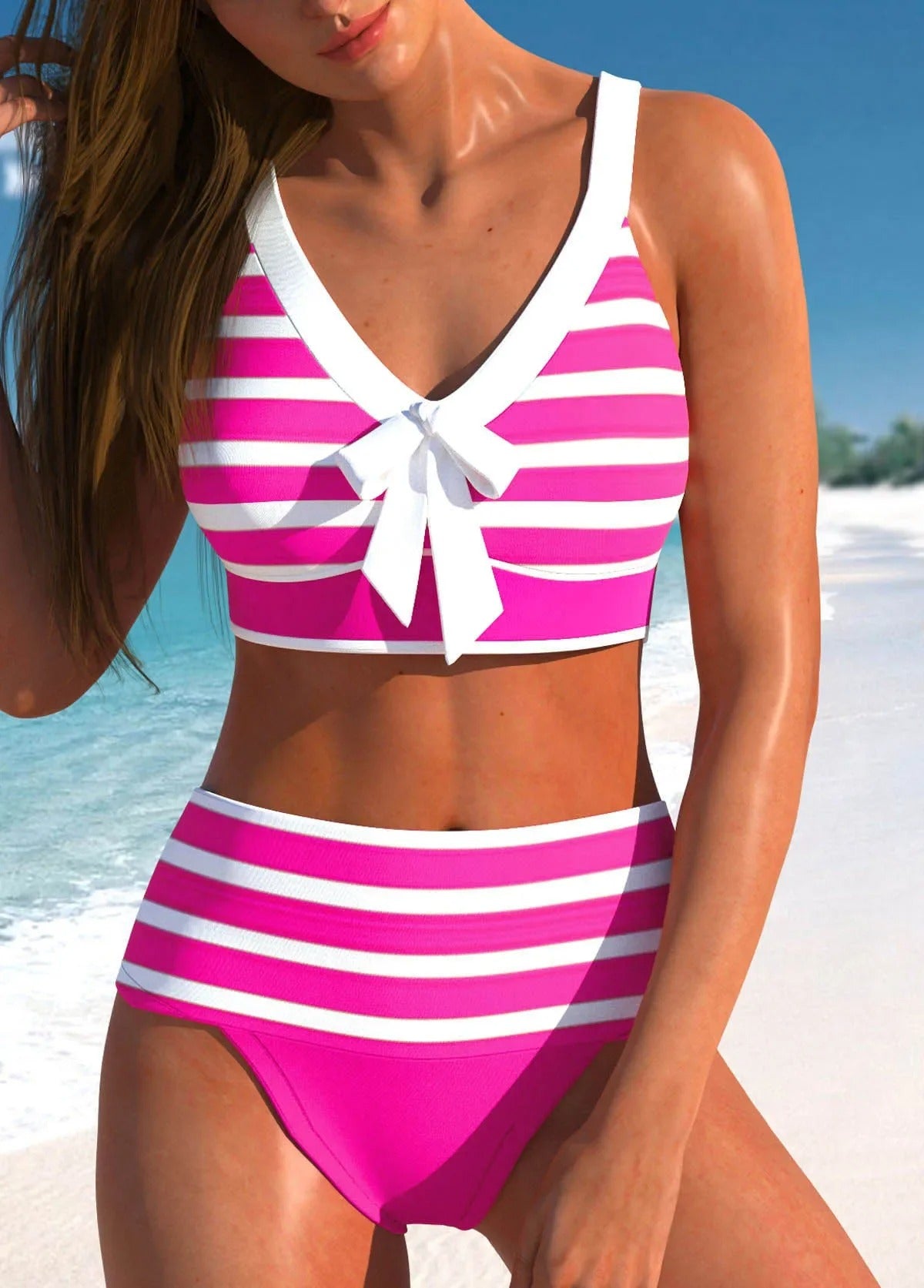Elegant-coloured-summer bikini