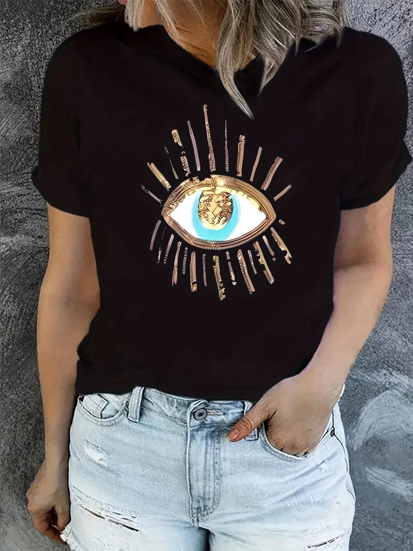 Molly - Camiseta con estampado Eye