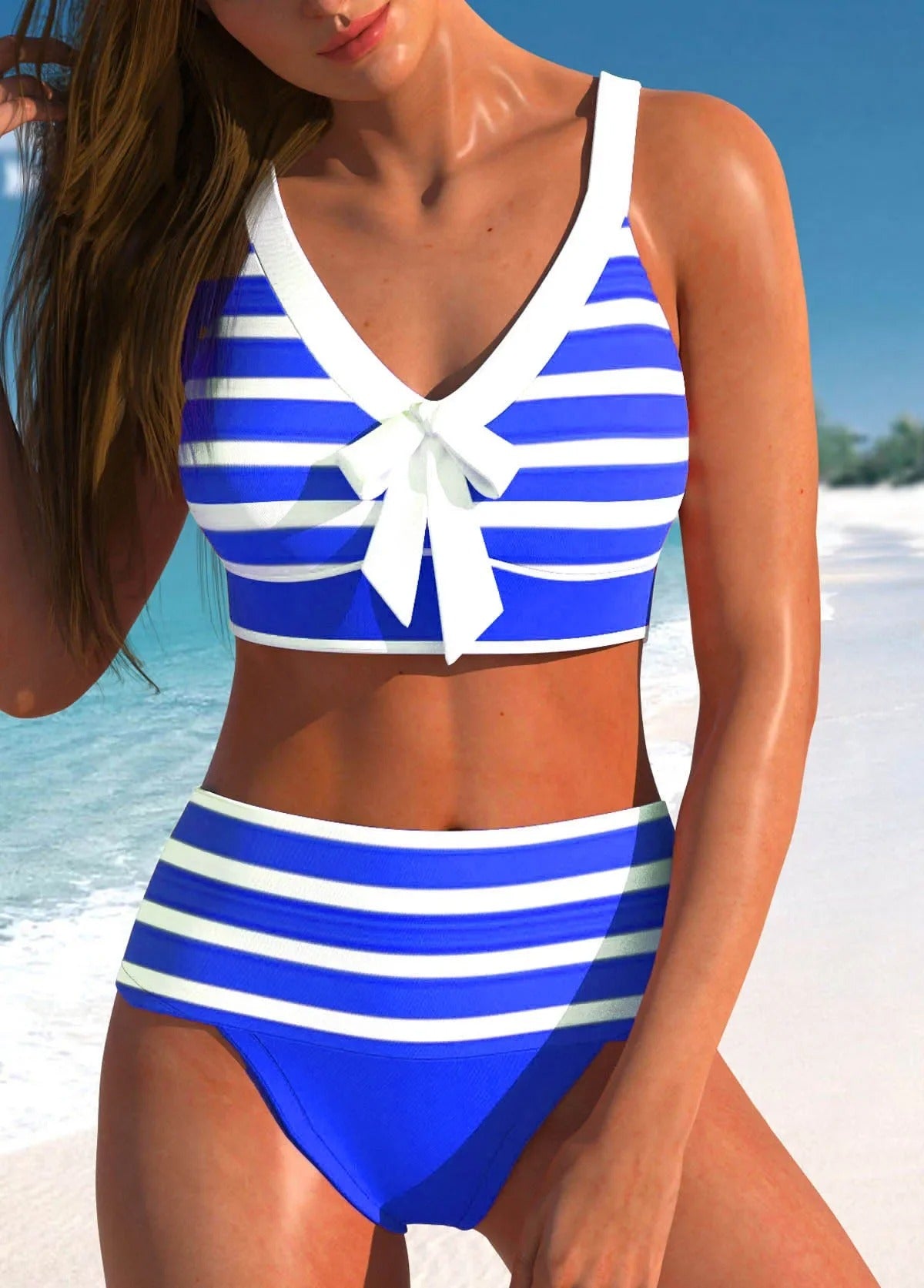 Elegant-coloured-summer bikini
