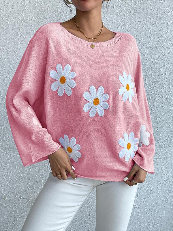 Jersey Malinda | Jersey de mujer con flores bordadas