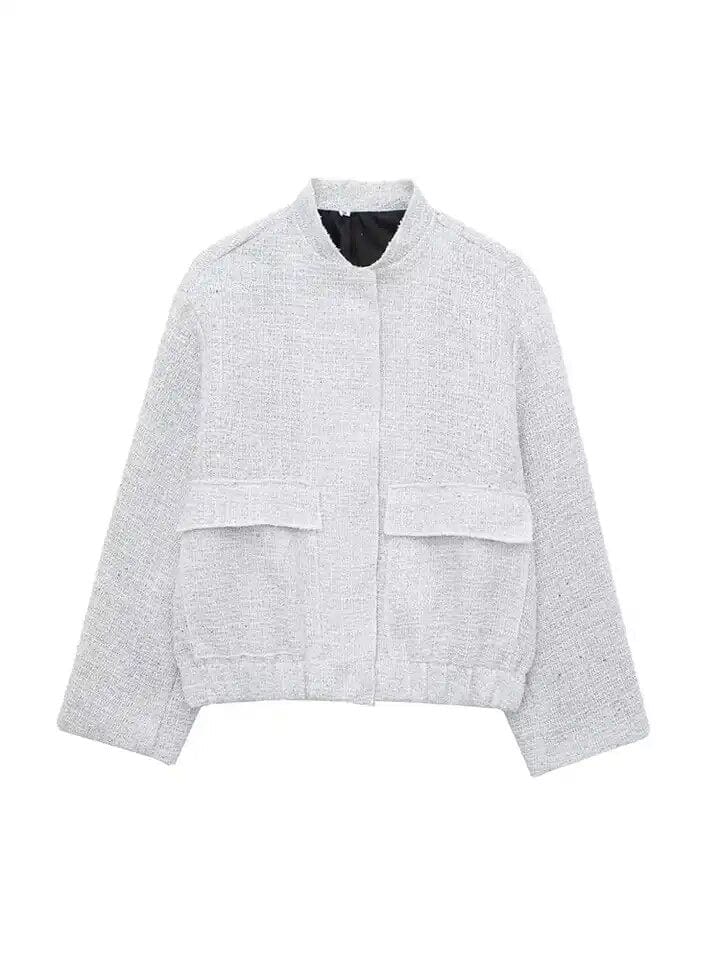 Pagona Bomber Jacket Chaqueta bomber de mujer en purpurina