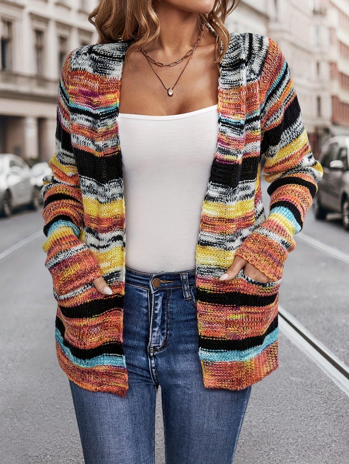 Naomi Sweater | Jersey de mujer con diseño de rayas de colores