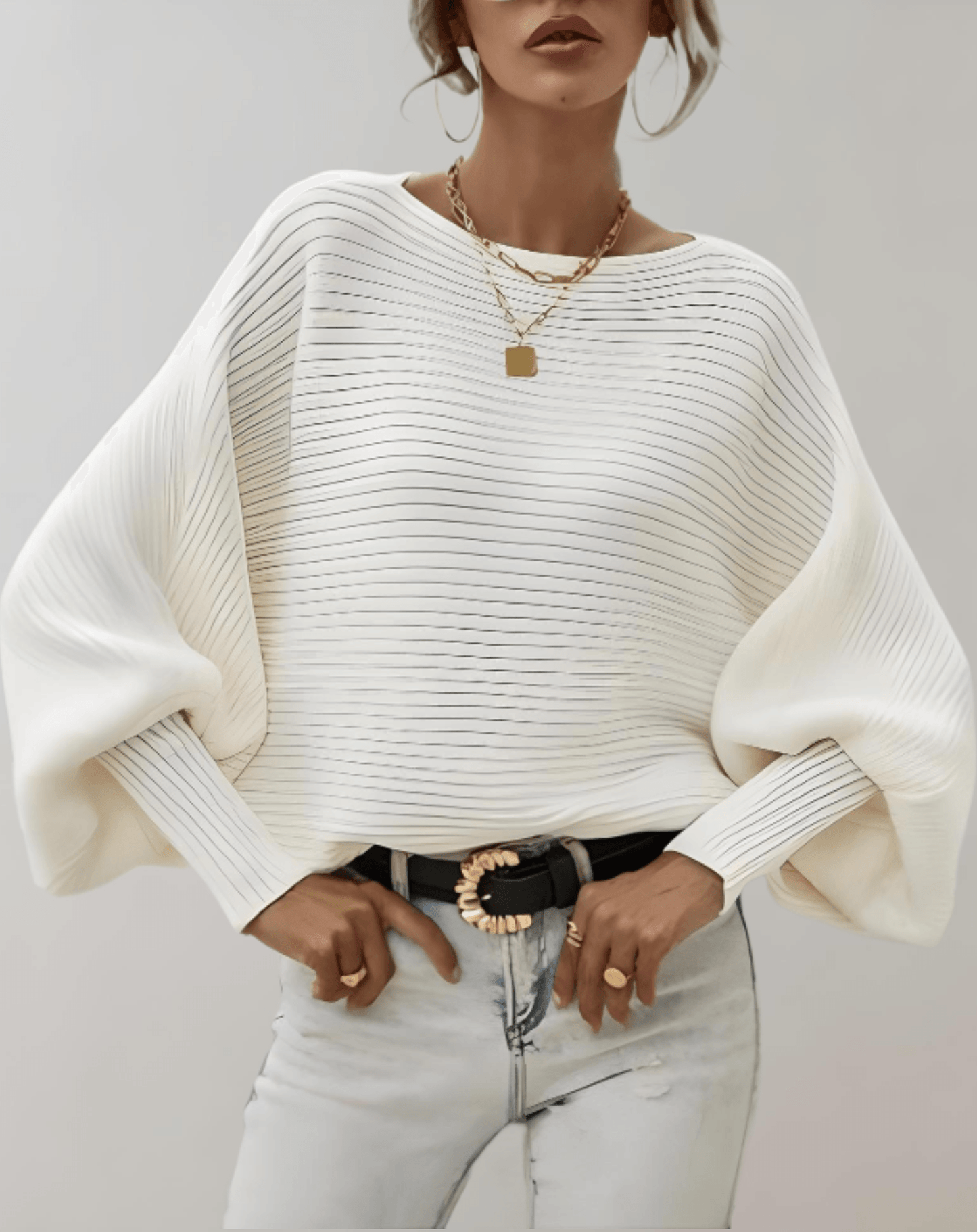 Jersey Nirvana | Jersey holgado con mangas abullonadas