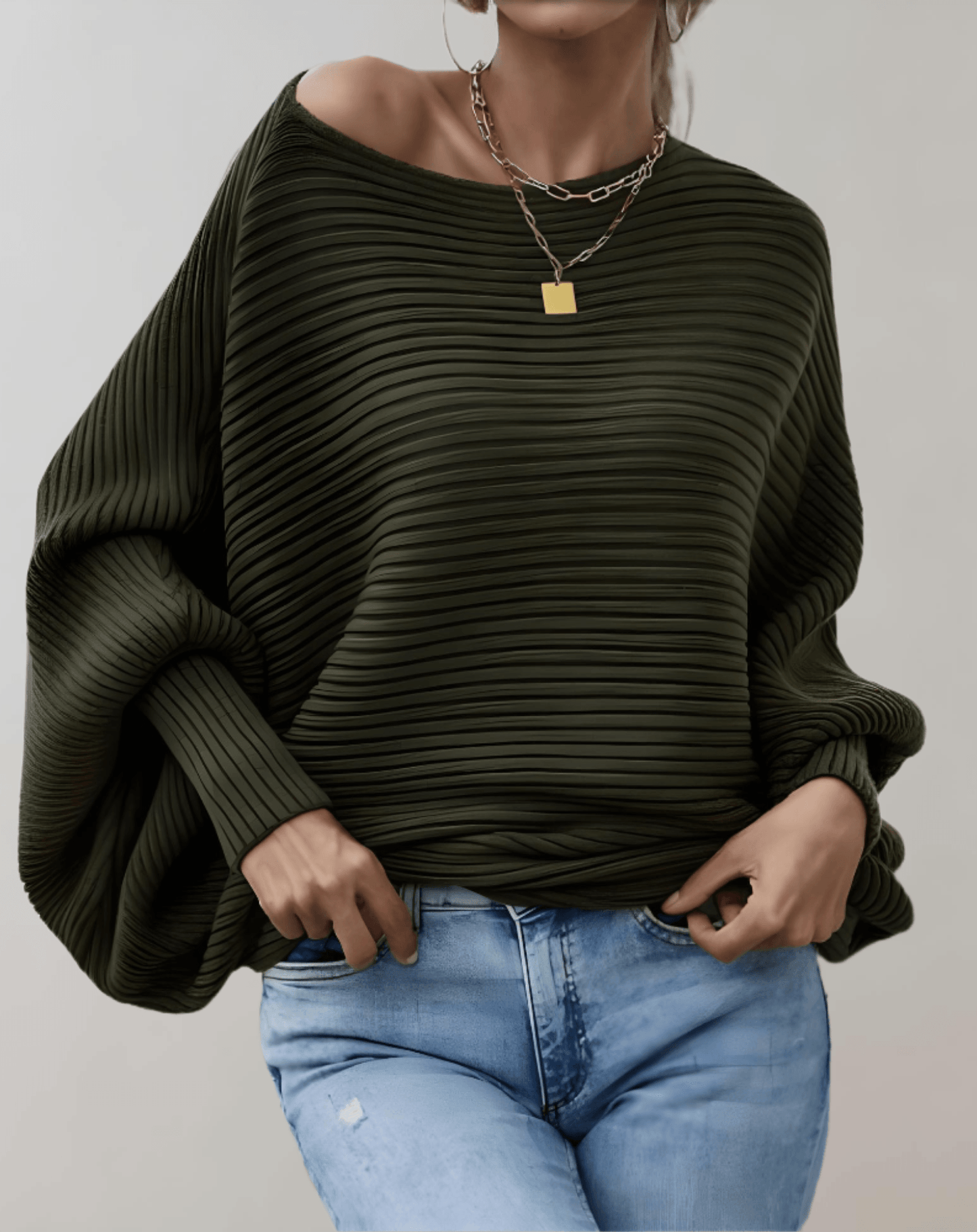 Jersey Nirvana | Jersey holgado con mangas abullonadas