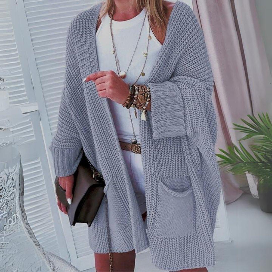 Nita Cardigan | Chaqueta de punto oversize con bolsillos delanteros
