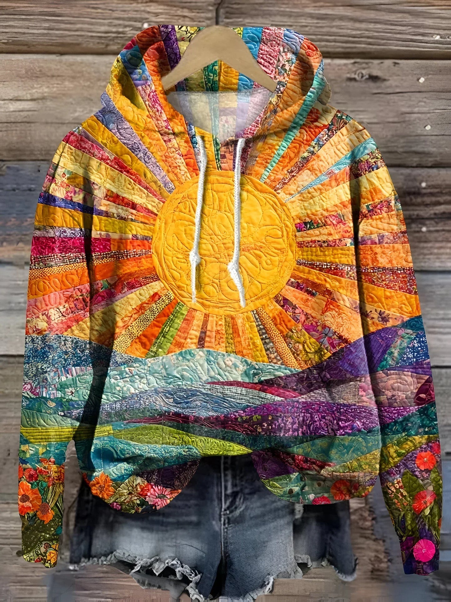 Sylix™ | Sudadera con capucha Colourful Sunrise