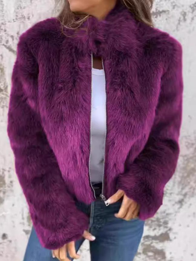 Chaqueta de invierno suave para mujer | Beige | Cálida y cómoda