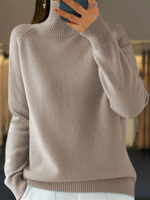 Jersey Zandria | Jersey Casual Cuello Tortuga