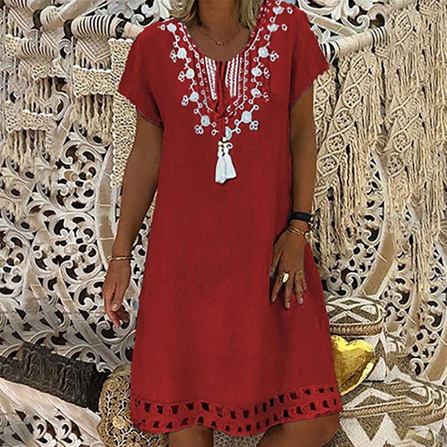 "Eva" elegante vestido de diseñador