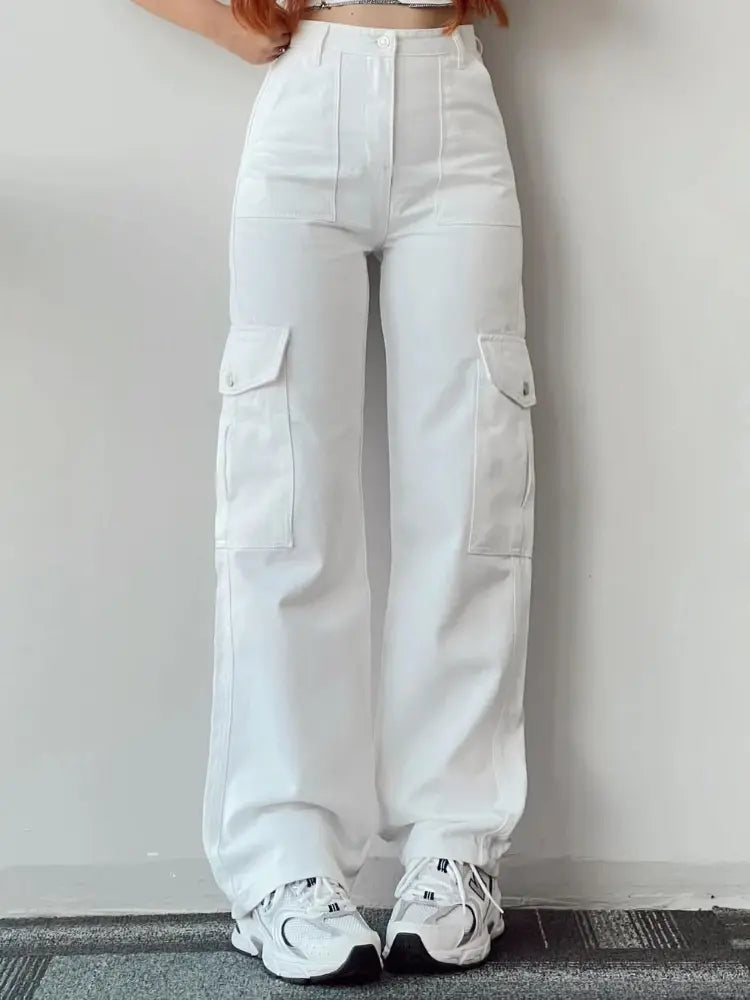 Sissy - Pantalones cargo ajustados para mujer