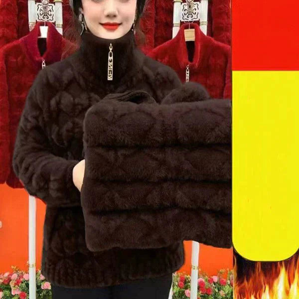 Abrigo de invierno Qerry | Abrigo de invierno acogedor de felpa