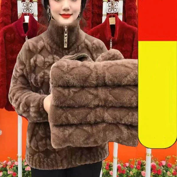 Abrigo de invierno Qerry | Abrigo de invierno acogedor de felpa