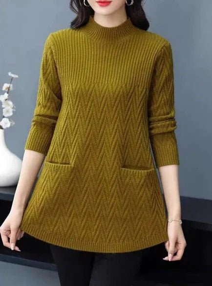 Margarete | Jersey de cuello alto para mujer