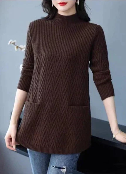 Margarete | Jersey de cuello alto para mujer