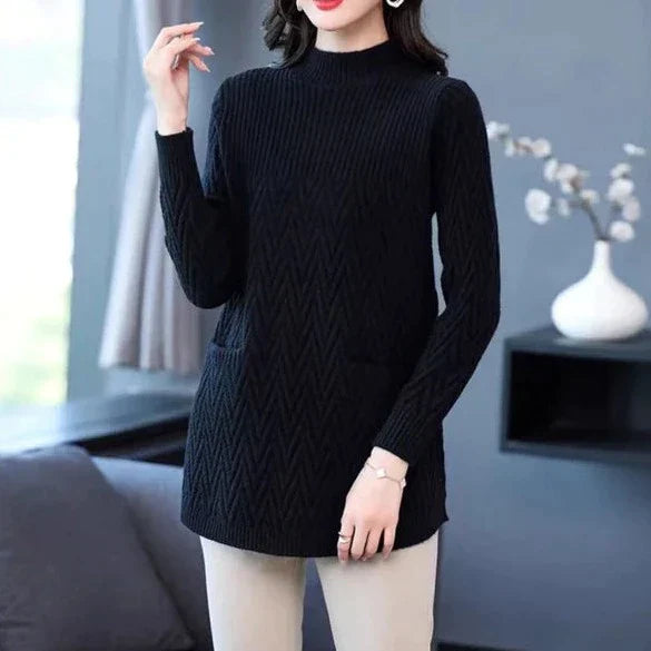 Margarete | Jersey de cuello alto para mujer