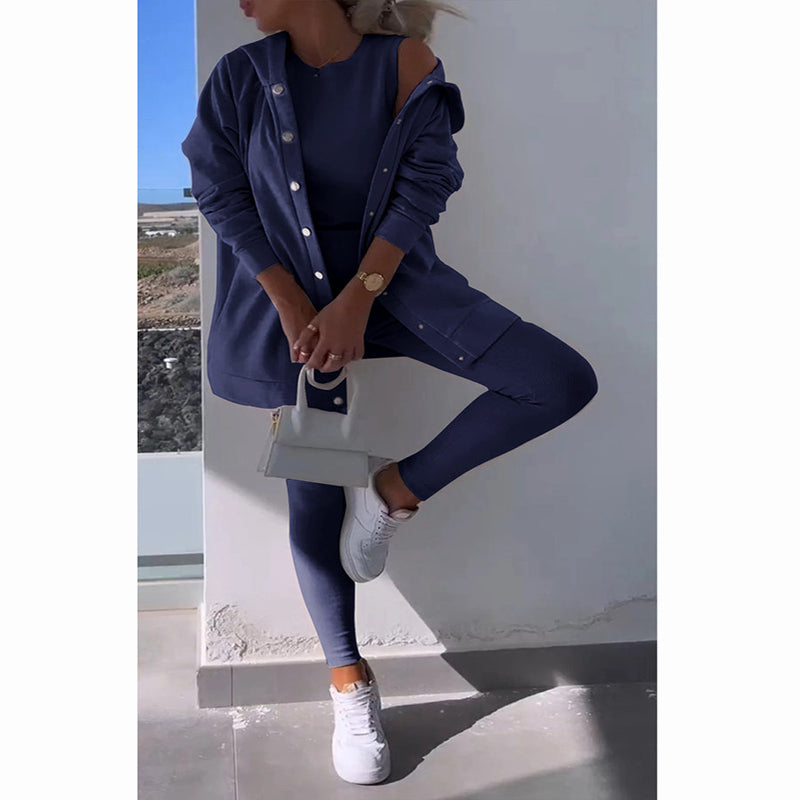 Zafirah - Elegante conjunto de jersey y leggings para mujer