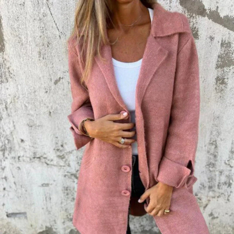 Rozlyn | Chaqueta de longitud media con puños vueltos