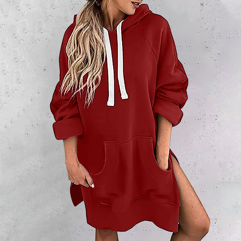 Oliana - Acogedora chaqueta con capucha para mujer