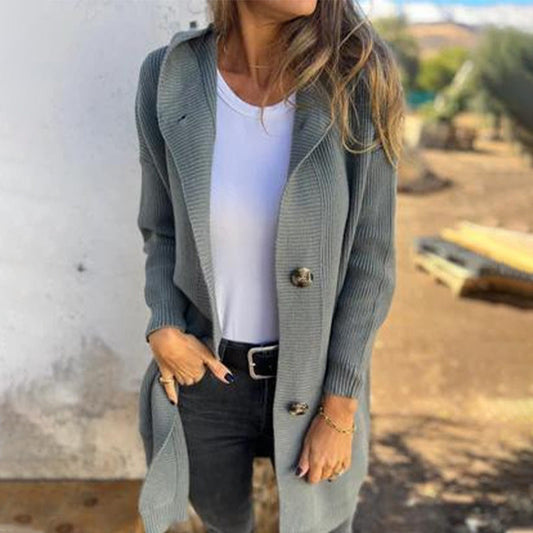 Lettice - Chaqueta larga chic para mujer