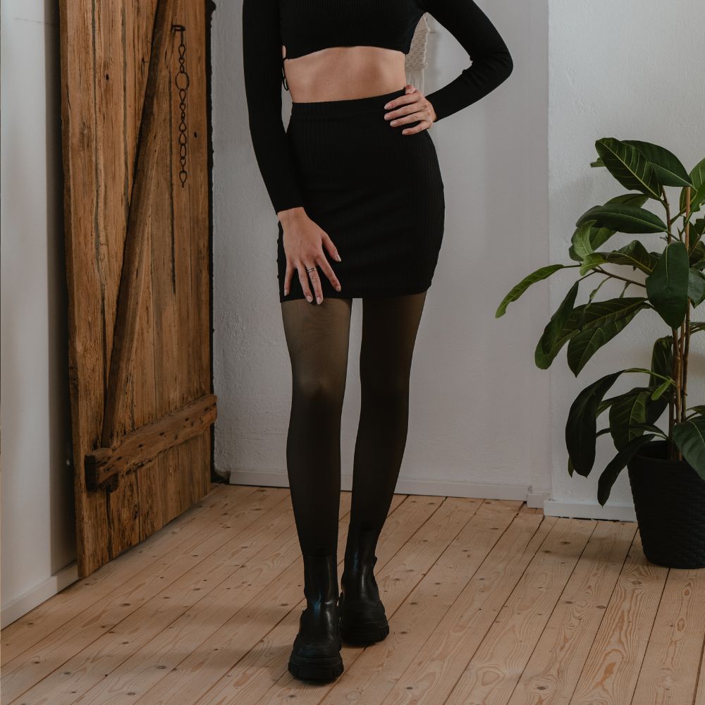 Juliette | Conjunto de falda ajustada | Estilo minimalista | Tejido elástico