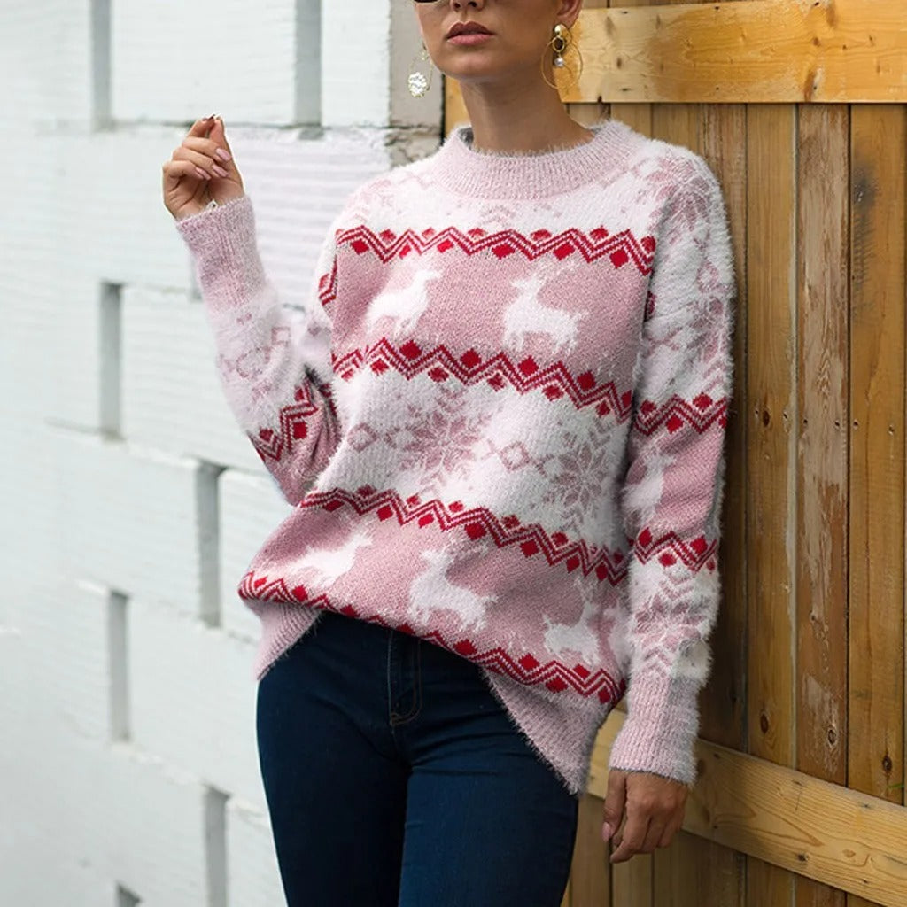 Frida | Jersey noruego de mujer con aire retro