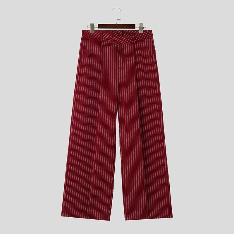 pantalones de talle alto para hombre