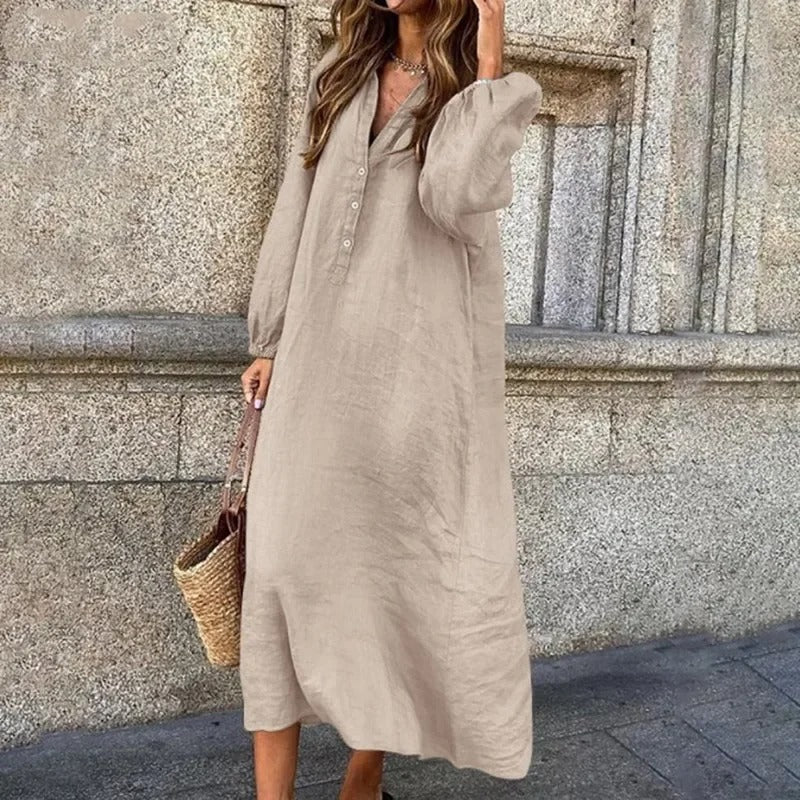 Adeline - Vestido camisero oversize