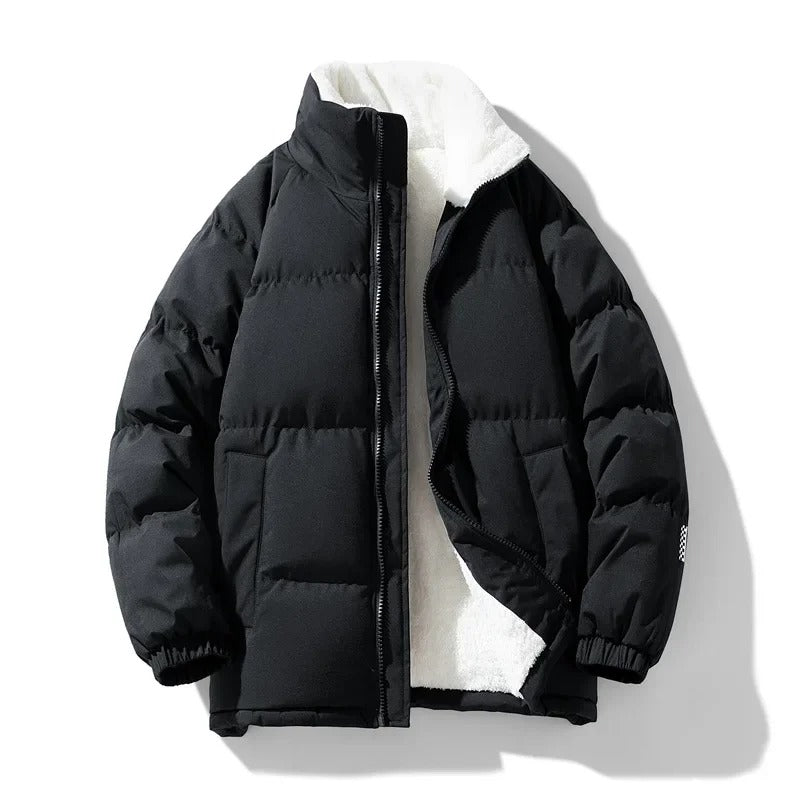 Cálida chaqueta de invierno de forro polar con relleno para mujer | Ideal para otoño/invierno
