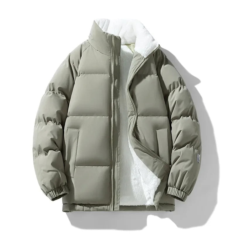 Cálida chaqueta de invierno de forro polar con relleno para mujer | Ideal para otoño/invierno