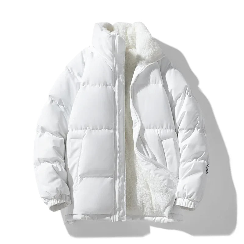 Cálida chaqueta de invierno de forro polar con relleno para mujer | Ideal para otoño/invierno