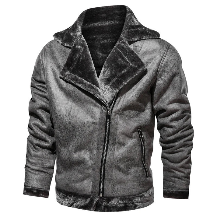 Werner | Cazadora bomber slim de piel auténtica