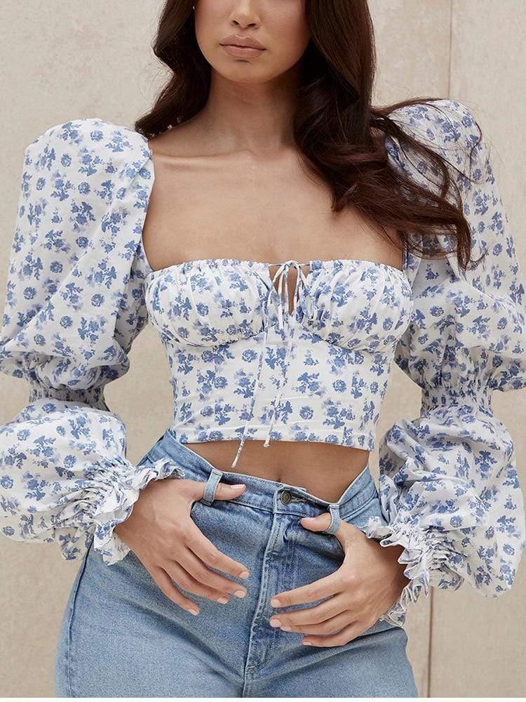 Blusa recortada Alder