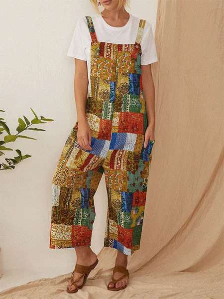 Mono casual con bolso de cuadros